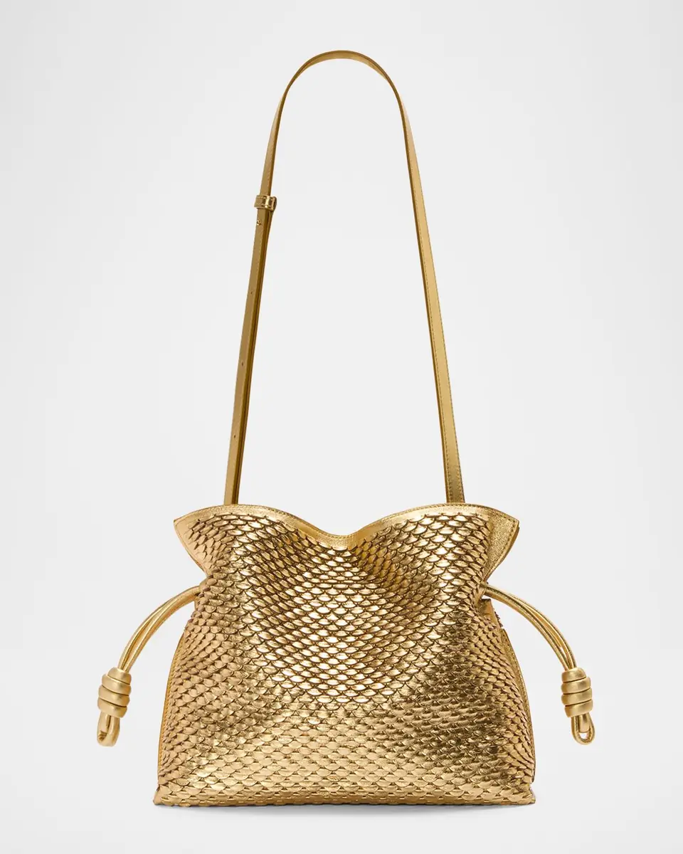 Loewe Flamenco Clutch Bag in Scales Metallic Leather | Thumbnail 7 Loewe Flamenco Clutch Bag in Scales Metallic Leather | Thumbnail 7
