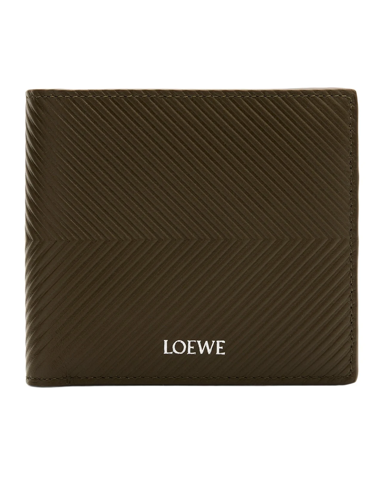 Loewe Men's Embossed Leather Bifold Wallet