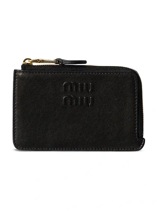 Women's Nappa Leather Envelope Card Holder
