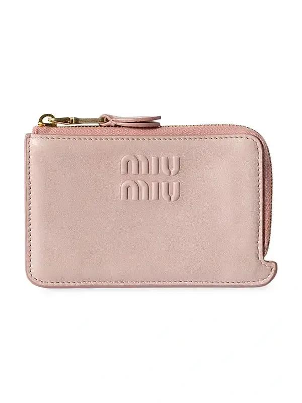 Women's Nappa Leather Envelope Card Holder