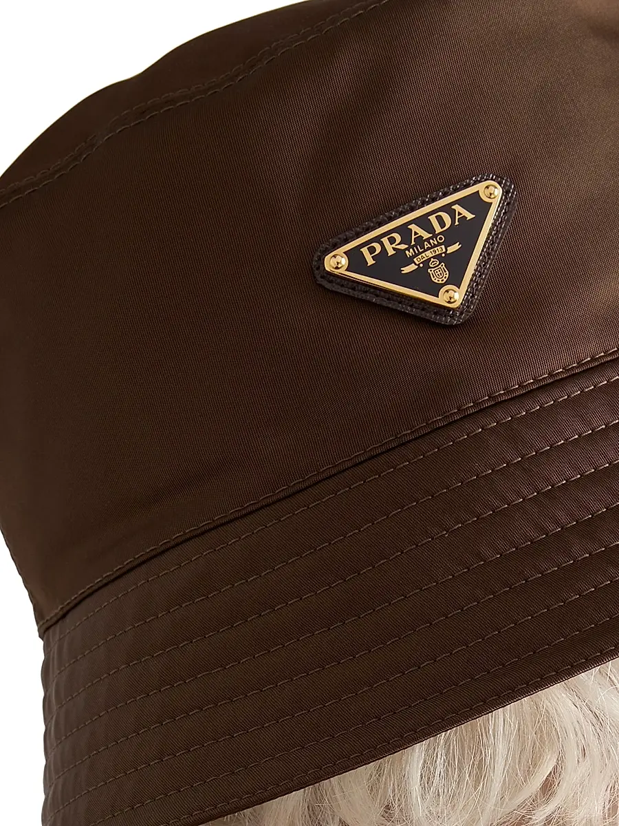 Prada Women's Re-Nylon Bucket Hat | Thumbnail 3 Prada Women's Re-Nylon Bucket Hat | Thumbnail 3
