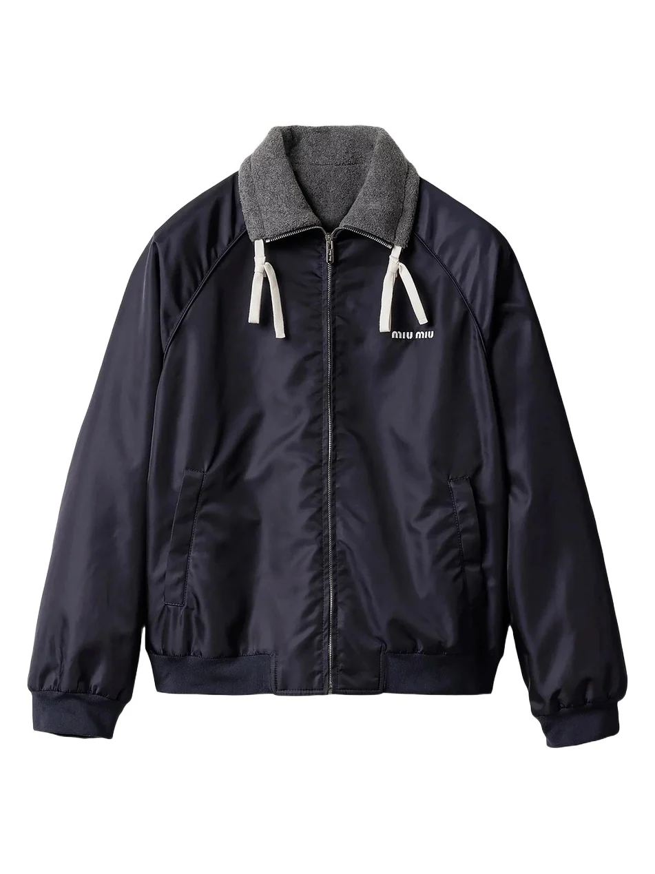 Women's Technical Gazar and Fleece Bomber Jacket Women's Technical Gazar and Fleece Bomber Jacket
