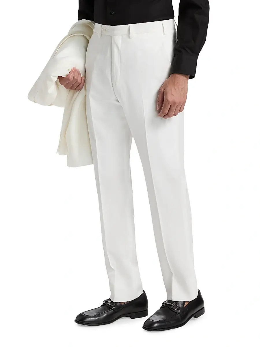 Emporio Armani Men's Slim-Straight Trousers | Thumbnail 4 Emporio Armani Men's Slim-Straight Trousers | Thumbnail 4