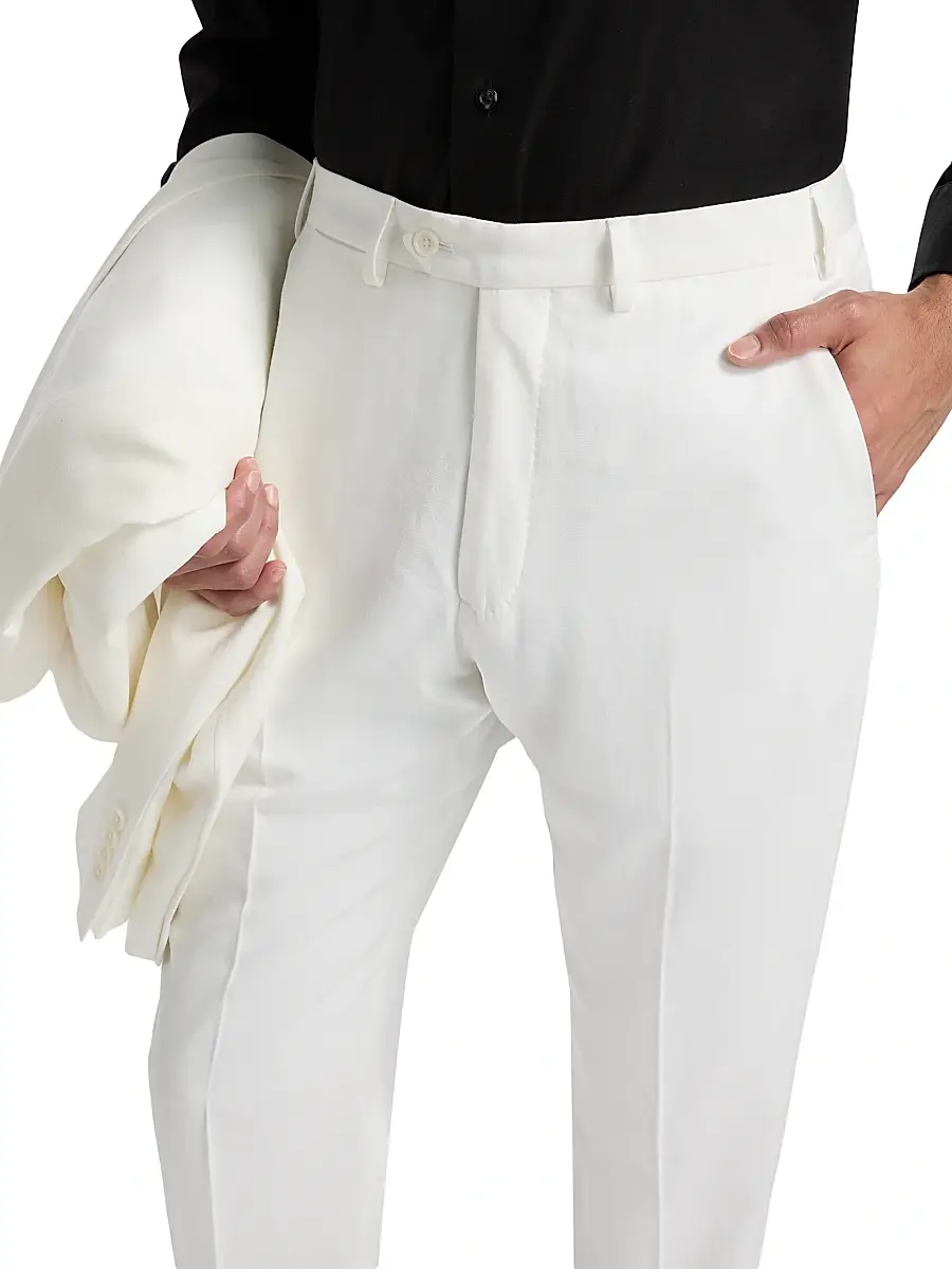 Emporio Armani Men's Slim-Straight Trousers | Thumbnail 6 Emporio Armani Men's Slim-Straight Trousers | Thumbnail 6