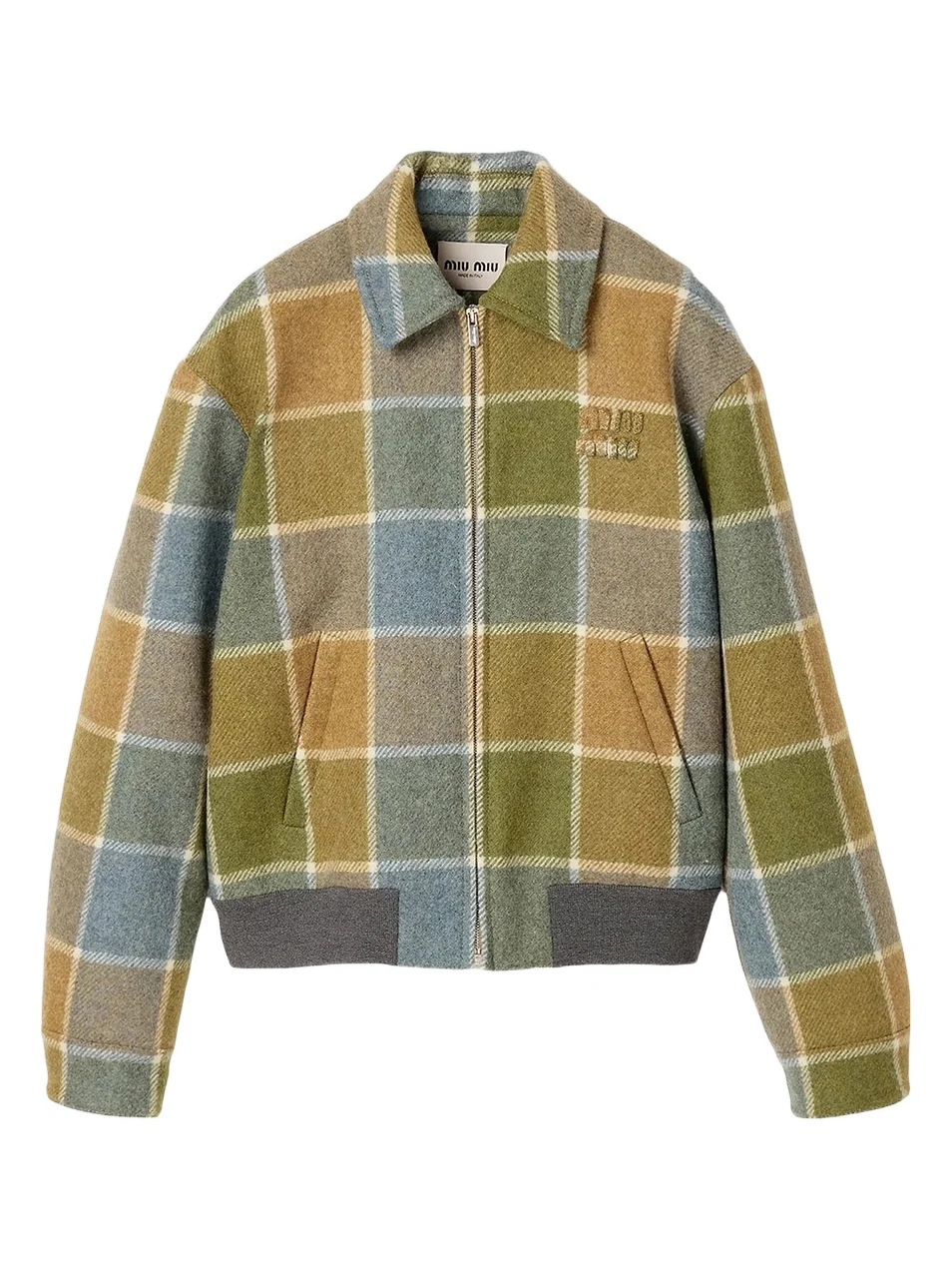 Miu Miu Women's Checked Blouson Jacket