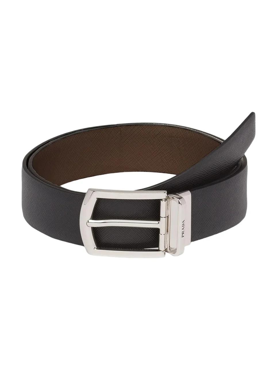 Men's Reversible Saffiano Leather Belt Men's Reversible Saffiano Leather Belt