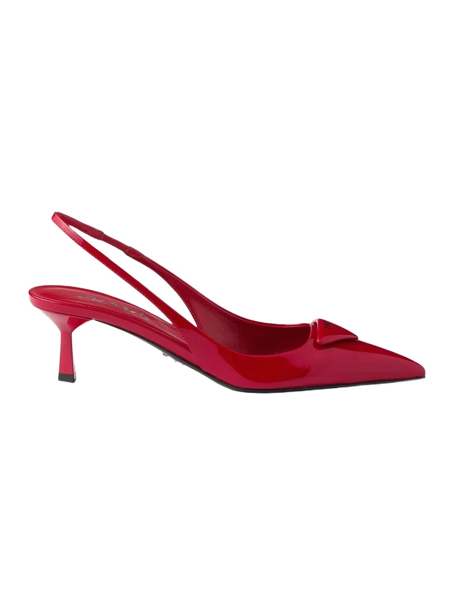 Women's Patent Leather 55MM Slingback Pumps Women's Patent Leather 55MM Slingback Pumps