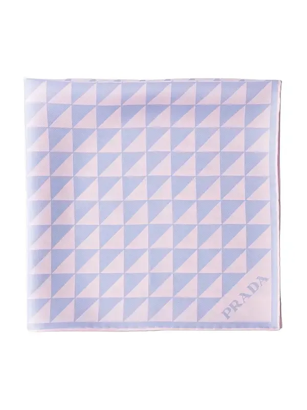 Women's Printed Silk Twill Scarf