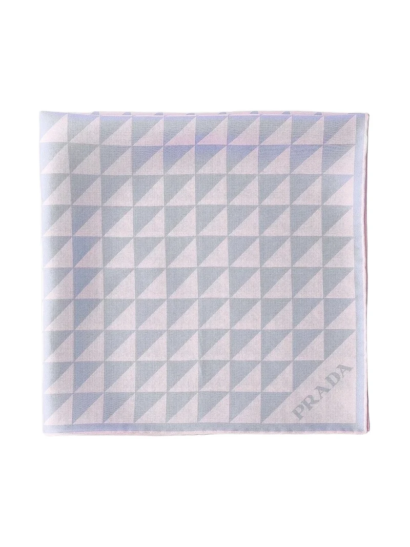 Prada Women's Printed Silk Twill Scarf