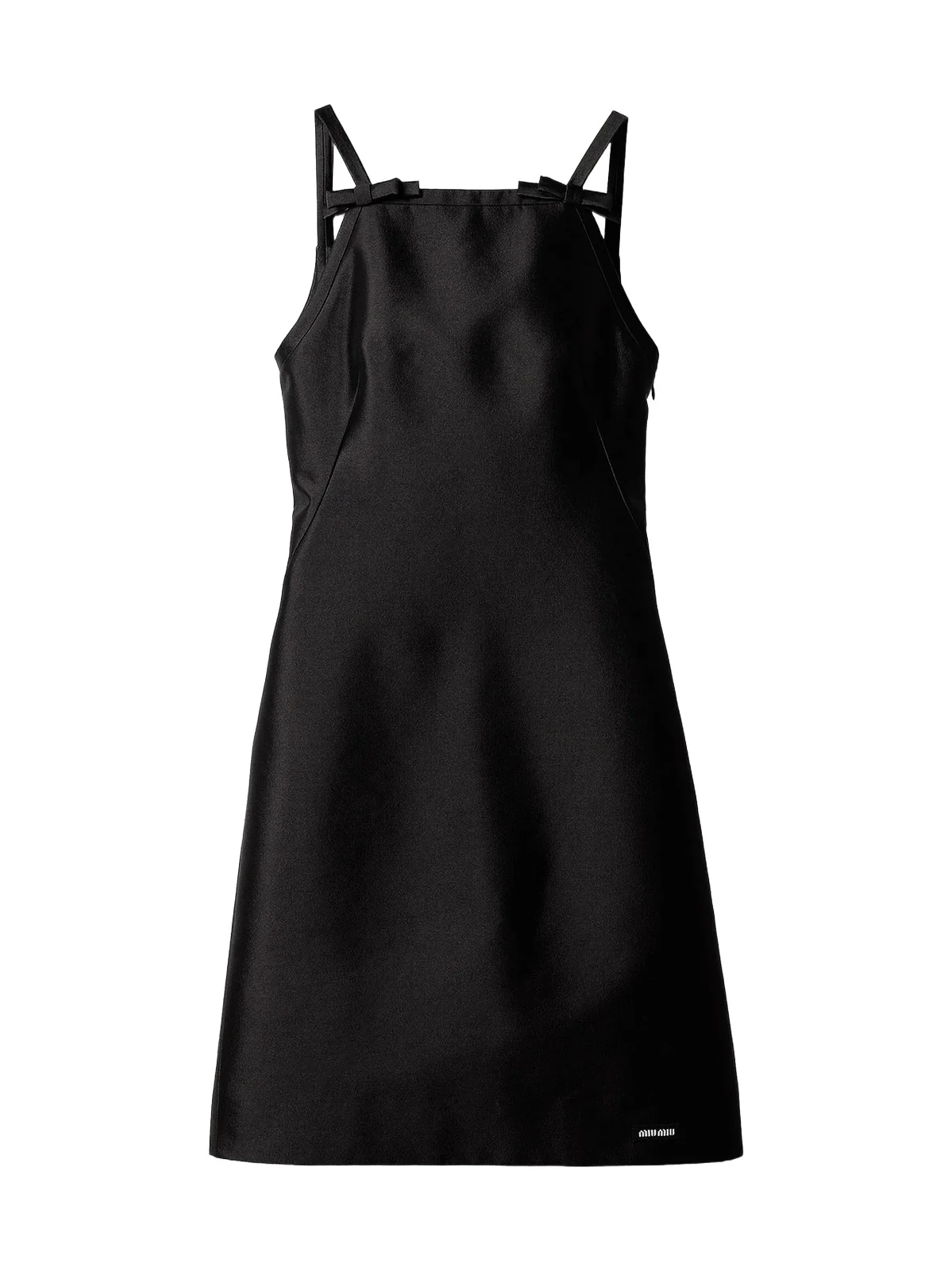 Miu Miu Women's Silk and Wool Mini-Dress - Black