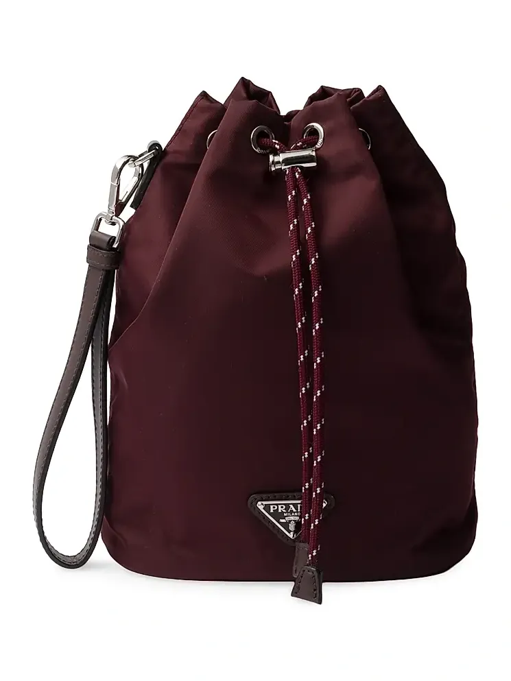 Men's Speedrock Re-Nylon and Leather Pouch - Dark Red