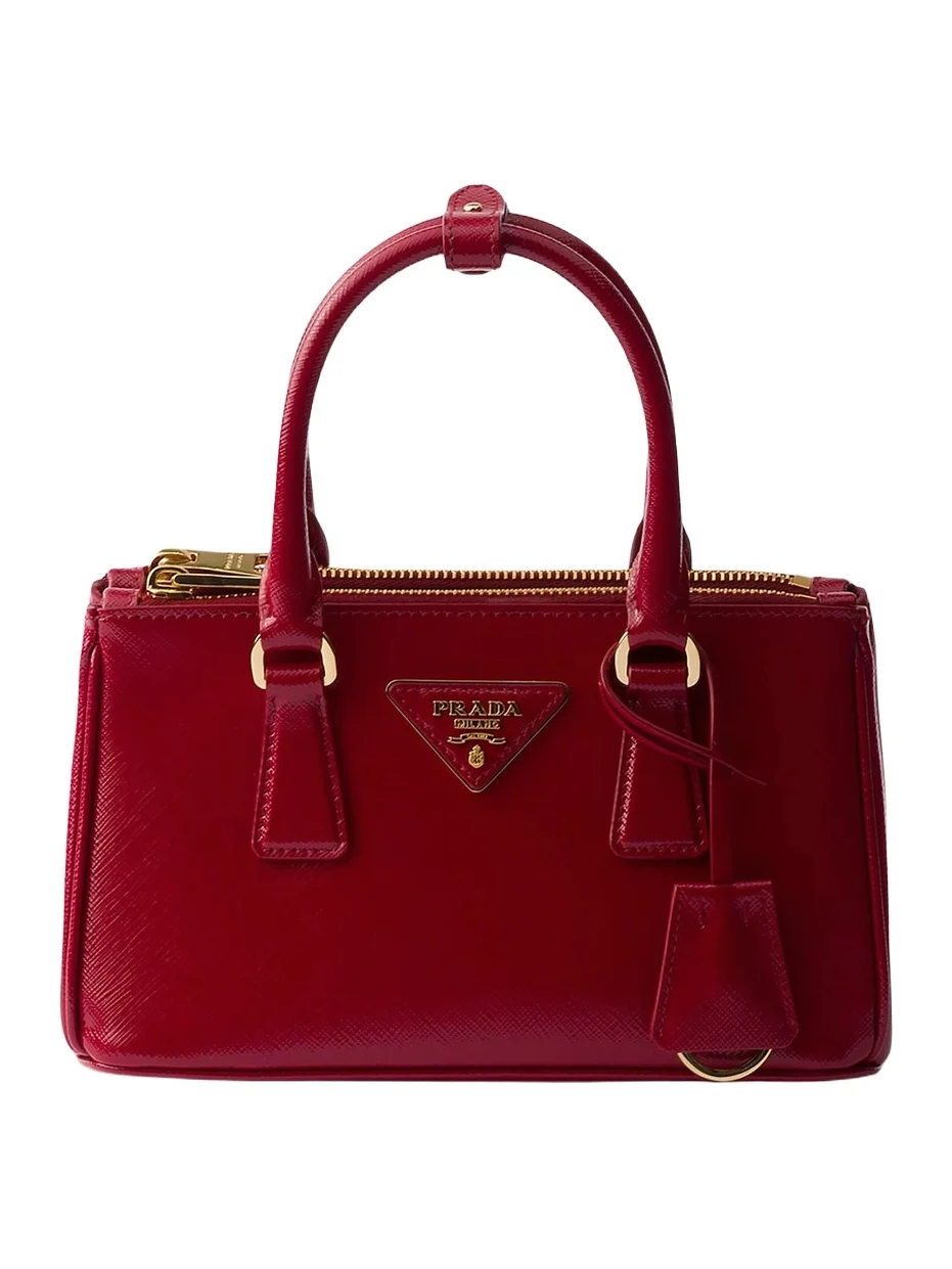 Women's Galleria Patent Saffiano Leather Mini Top Handle Bag Women's Galleria Patent Saffiano Leather Mini Top Handle Bag