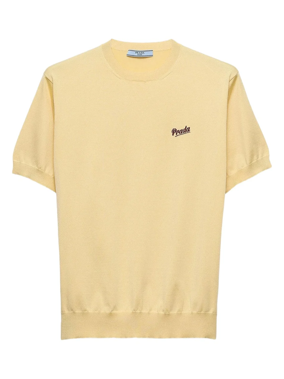Prada Women's Silk Crew-Neck Sweater