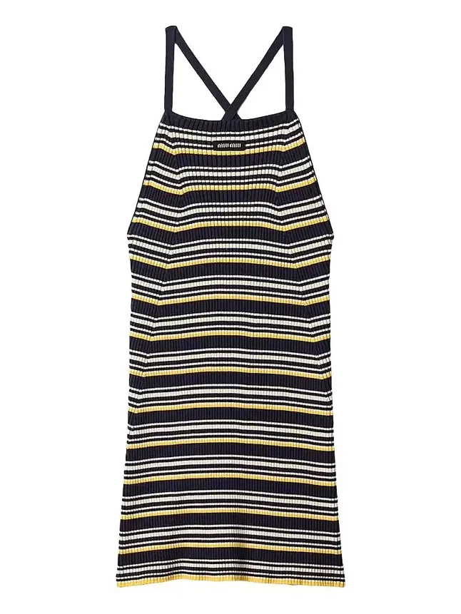 Women's Cotton Knit Mini Dress