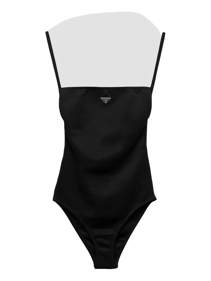 Prada Women's Interlock Knit One-Piece Swimsuit