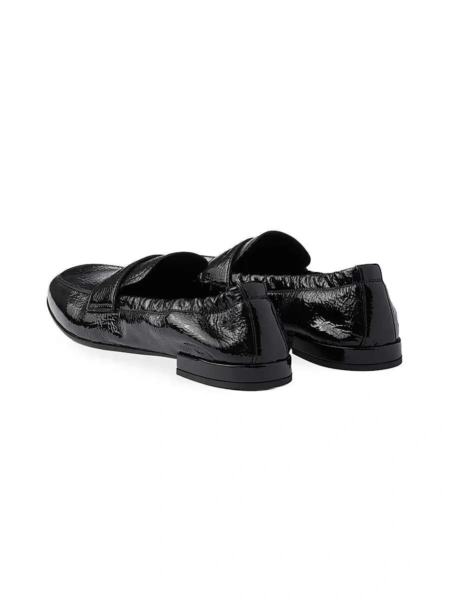 Prada Women's Shuffle Patent Leather Loafers - Black | Thumbnail 3 Prada Women's Shuffle Patent Leather Loafers - Black | Thumbnail 3