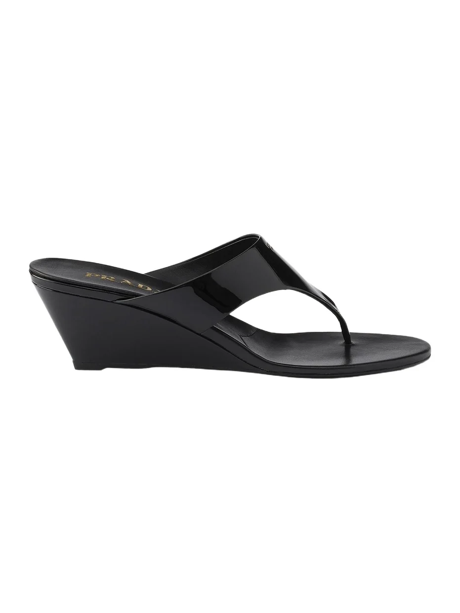 Women's Patent Leather Thong Sandals Women's Patent Leather Thong Sandals