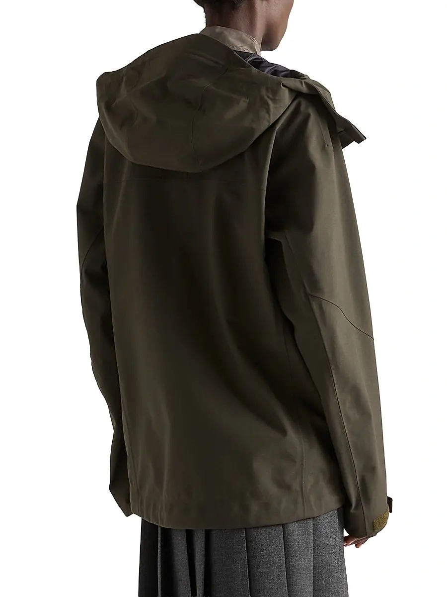 Prada Women's Technical Fabric Jacket - Green | Thumbnail 4 Prada Women's Technical Fabric Jacket - Green | Thumbnail 4