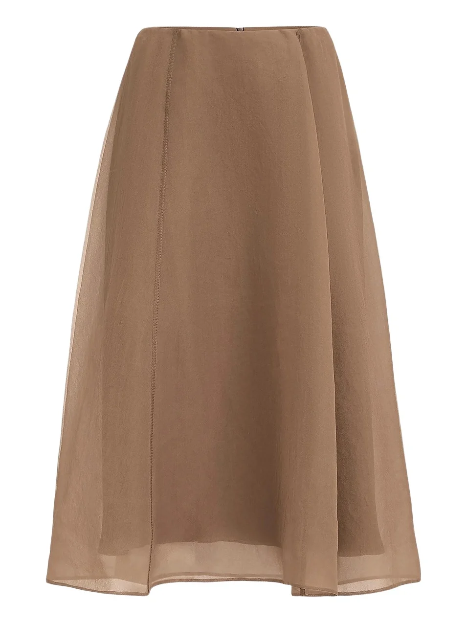 Brunello Cucinelli Women's Crispy Silk Circle Skirt