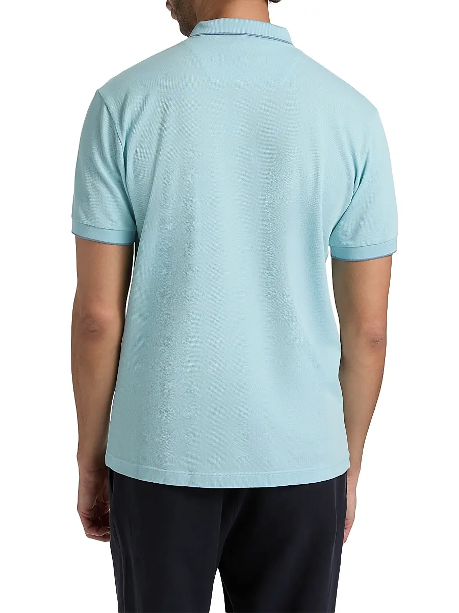 Giorgio Armani Men's Cotton Jersey Polo Shirt | Thumbnail 5 Giorgio Armani Men's Cotton Jersey Polo Shirt | Thumbnail 5