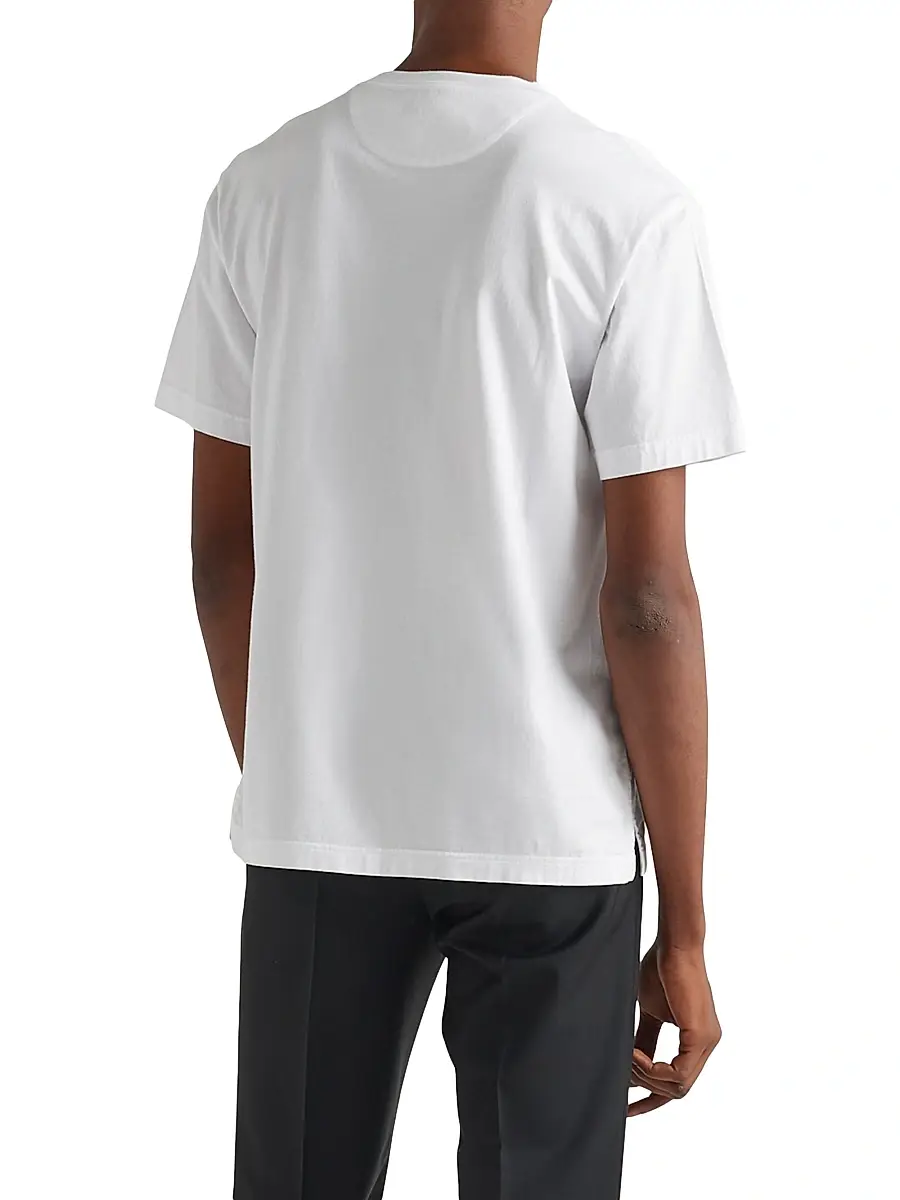 Prada Men's Cotton T-Shirt | Thumbnail 5 Prada Men's Cotton T-Shirt | Thumbnail 5
