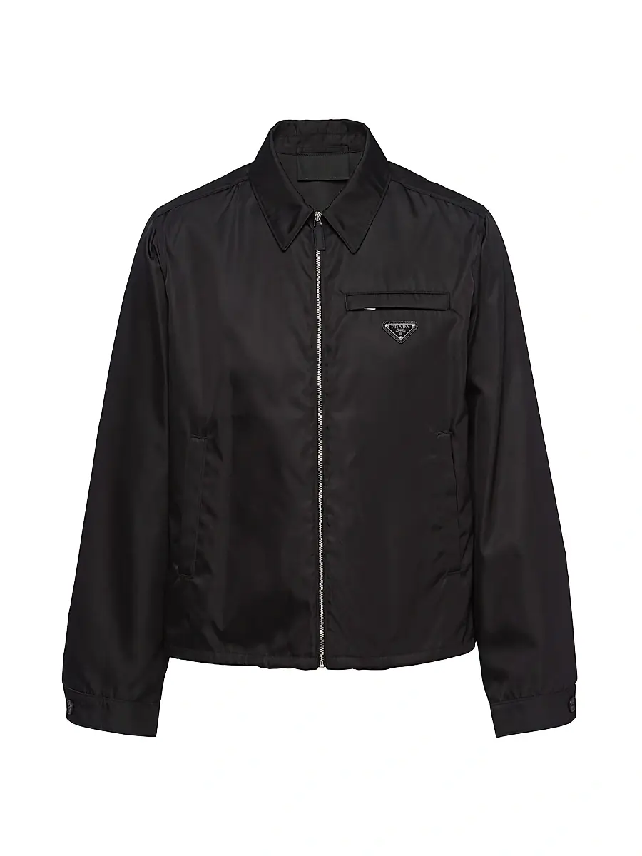 Prada Men's Re-Nylon Blouson Jacket - Black - Size 50 | Image 1 Prada Men's Re-Nylon Blouson Jacket - Black - Size 50 | Image 1