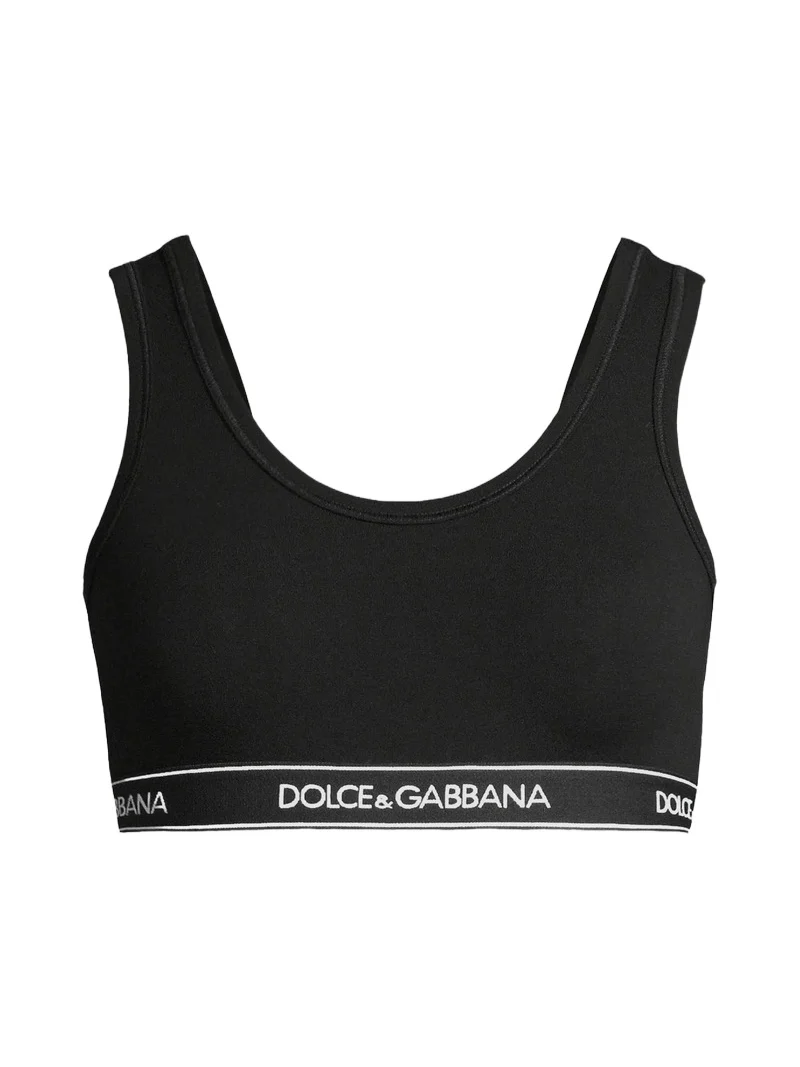Dolce & Gabbana Women's Logo Band Sports Bra