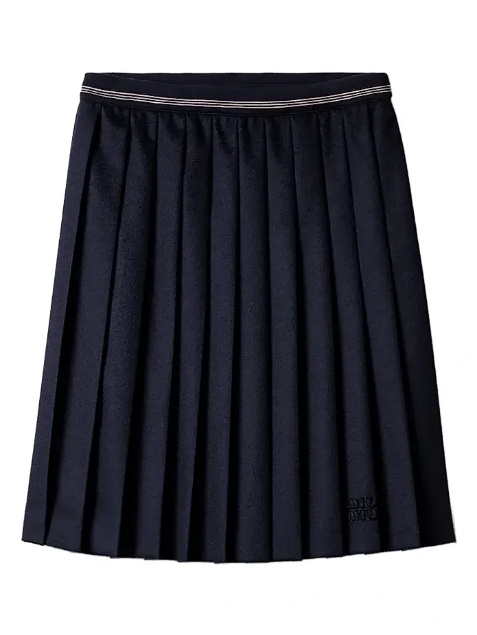 Women's Velour Midi-Skirt Women's Velour Midi-Skirt