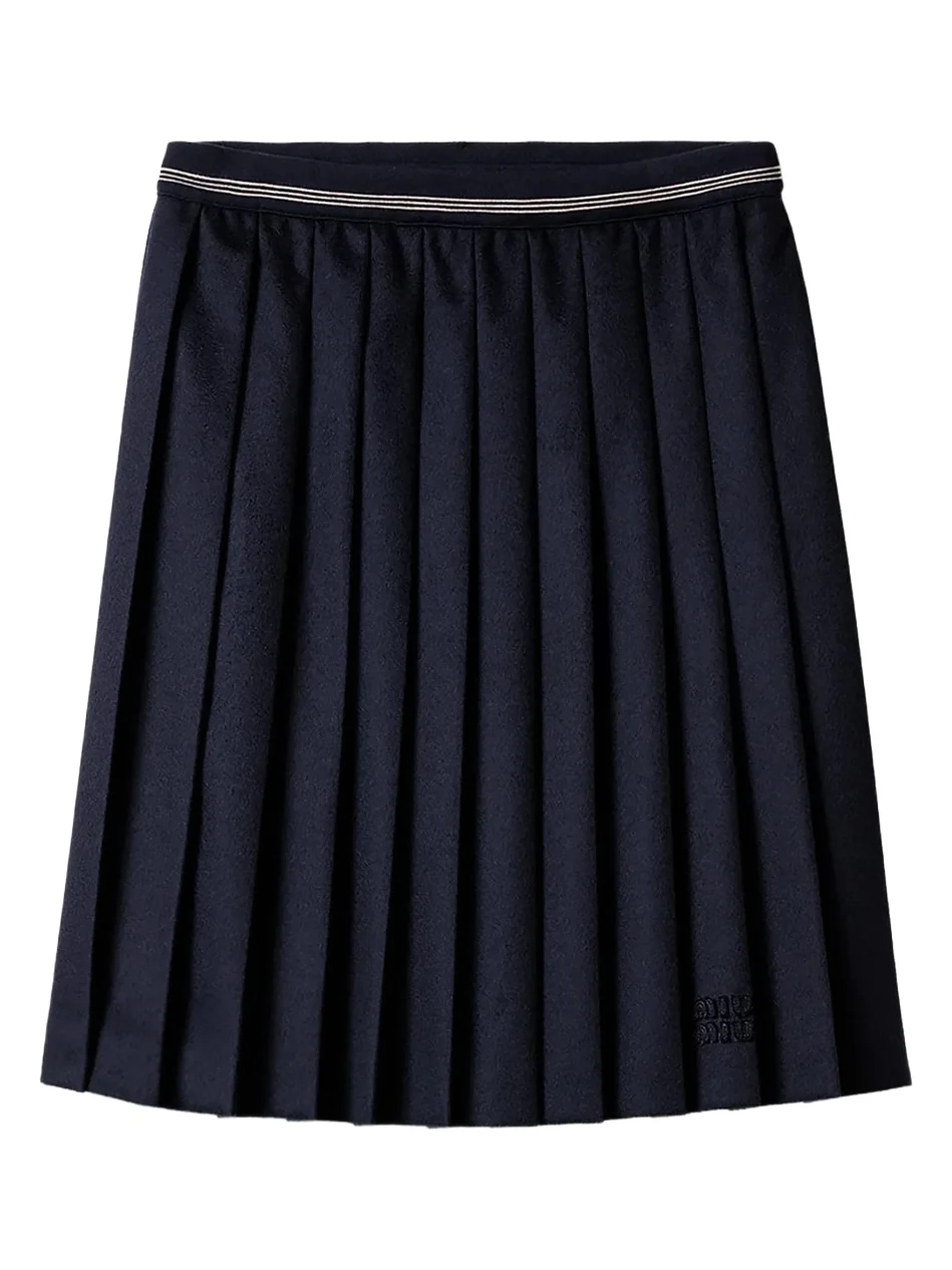 Women's Velour Midi-Skirt