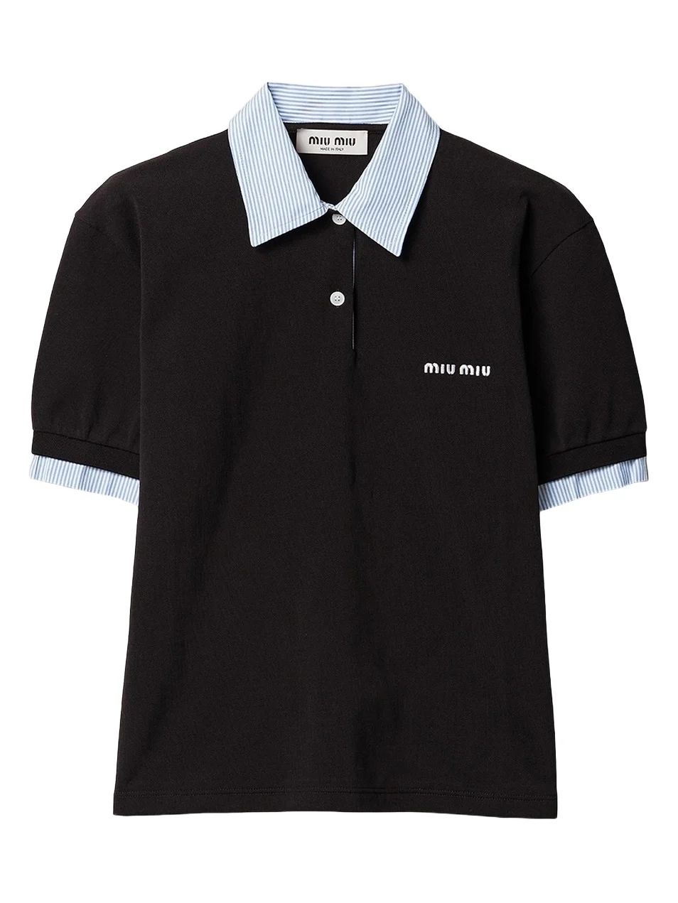 Miu Miu Women's Cotton Piqué Polo Shirt