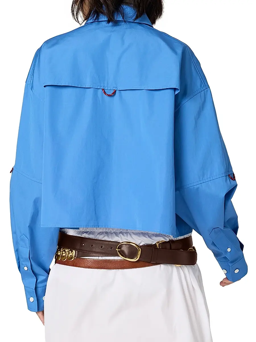 Miu Miu Women's Poplin Shirt | Thumbnail 3 Miu Miu Women's Poplin Shirt | Thumbnail 3