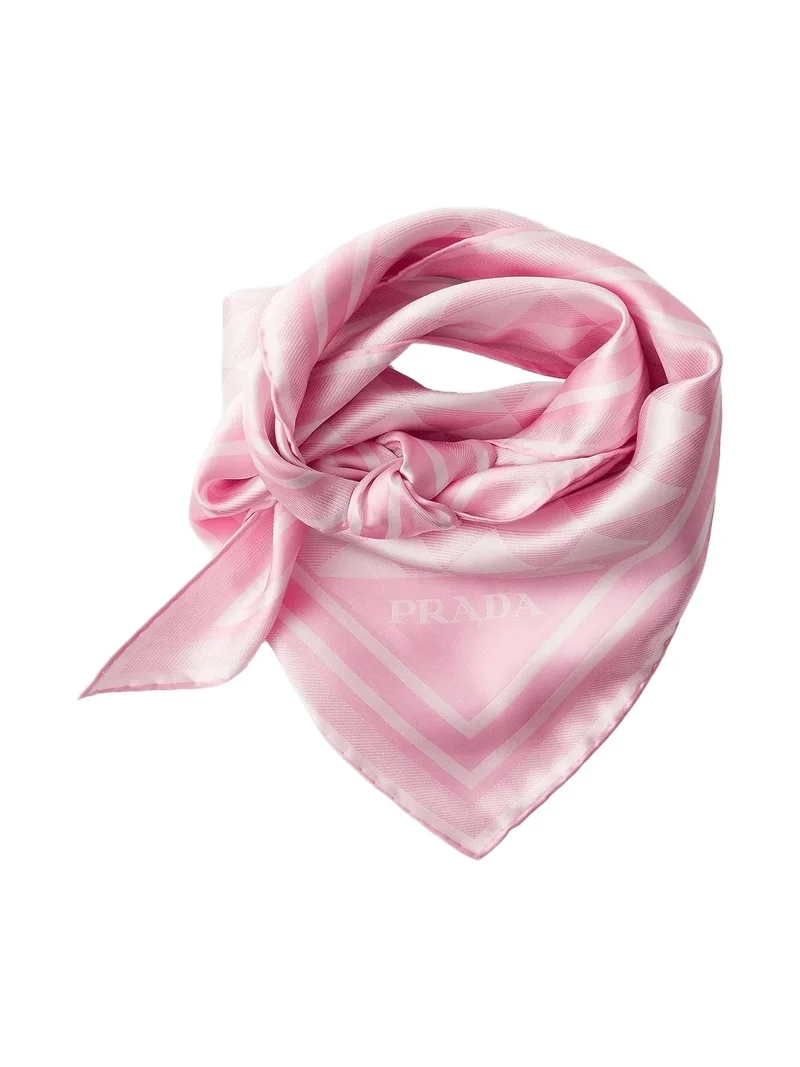 Prada Women's Printed Silk Scarf