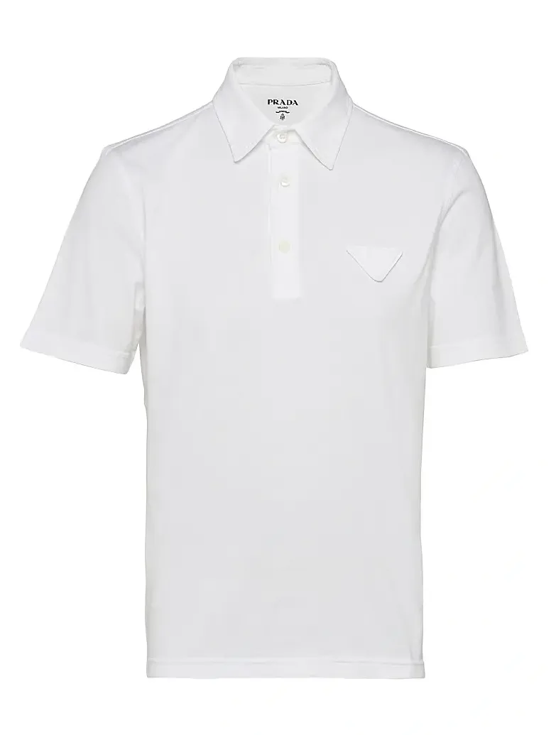 Men's Short-Sleeved Cotton Polo Shirt