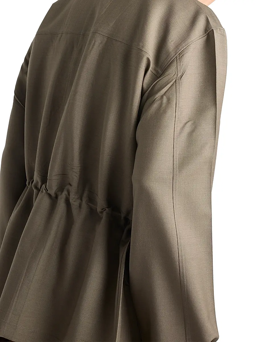 Prada Men's Mohair and Wool Safari Jacket | Thumbnail 5 Prada Men's Mohair and Wool Safari Jacket | Thumbnail 5