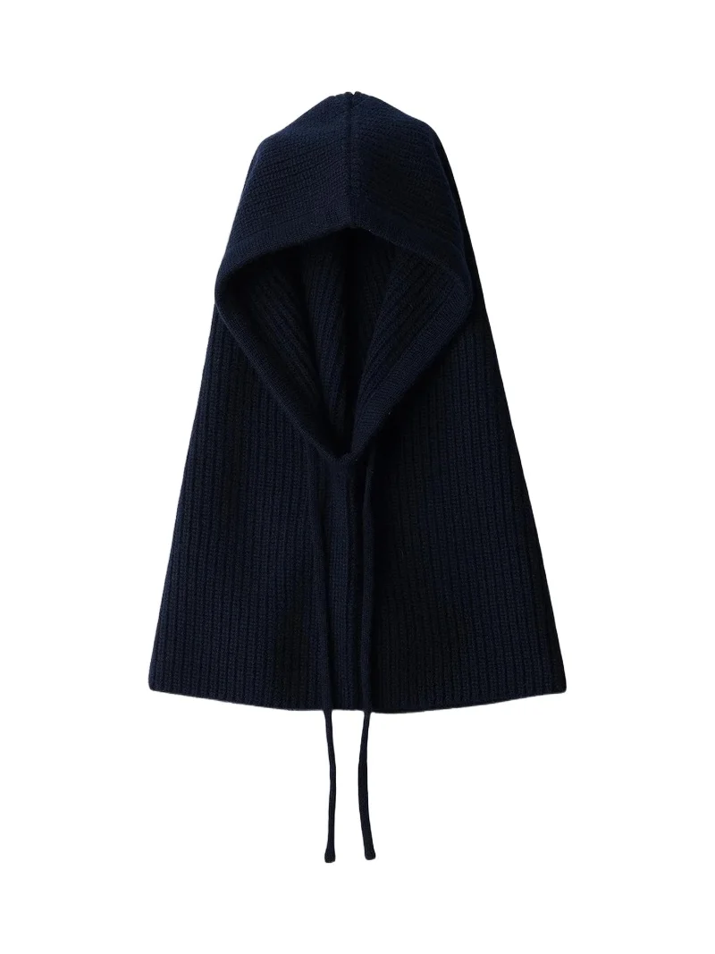 Women's Wool and Cashmere Knit Hood