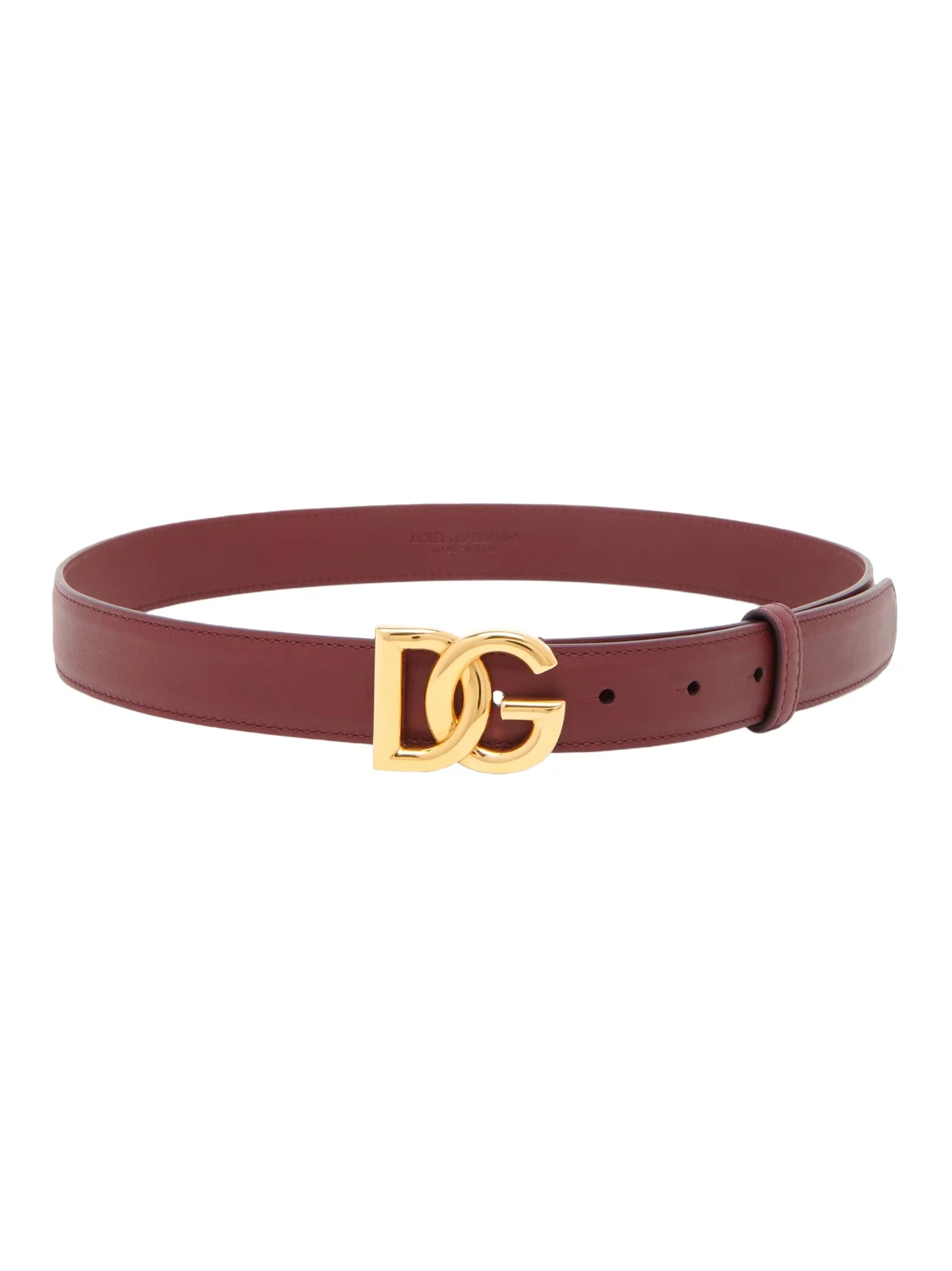 Women's DG Logo 25MM Leather Belt Women's DG Logo 25MM Leather Belt