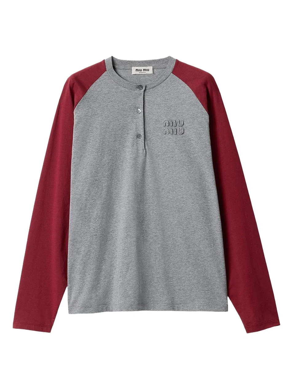 Women's Cotton Jersey Henley Shirt Women's Cotton Jersey Henley Shirt