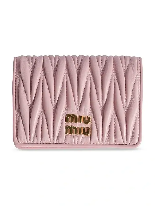 Women's Small Matelassé Nappa Leather Wallet