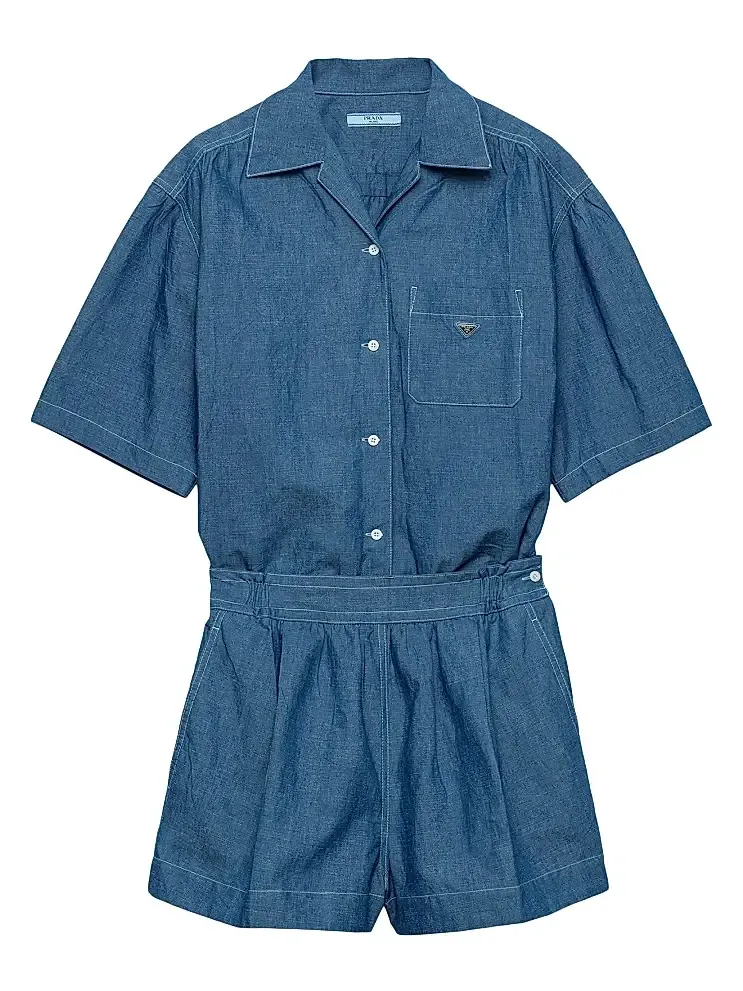 Women's Chambray Jumpsuit Women's Chambray Jumpsuit
