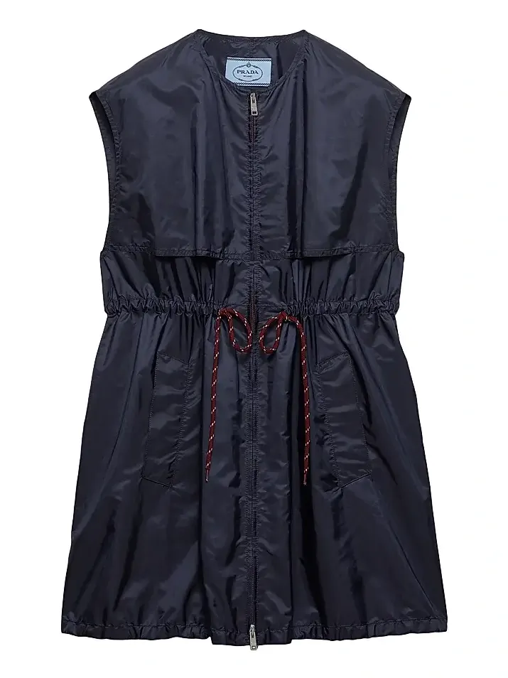 Women's Sleeveless Nylon Mini-Dress