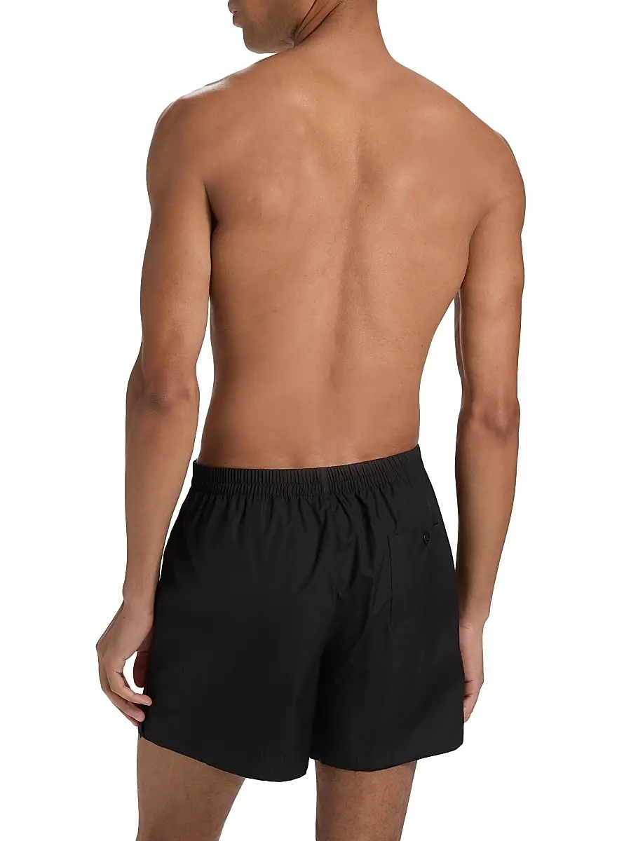 Dolce & Gabbana Men's ​Sporty Cotton Poplin Boxer Shorts | Thumbnail 4