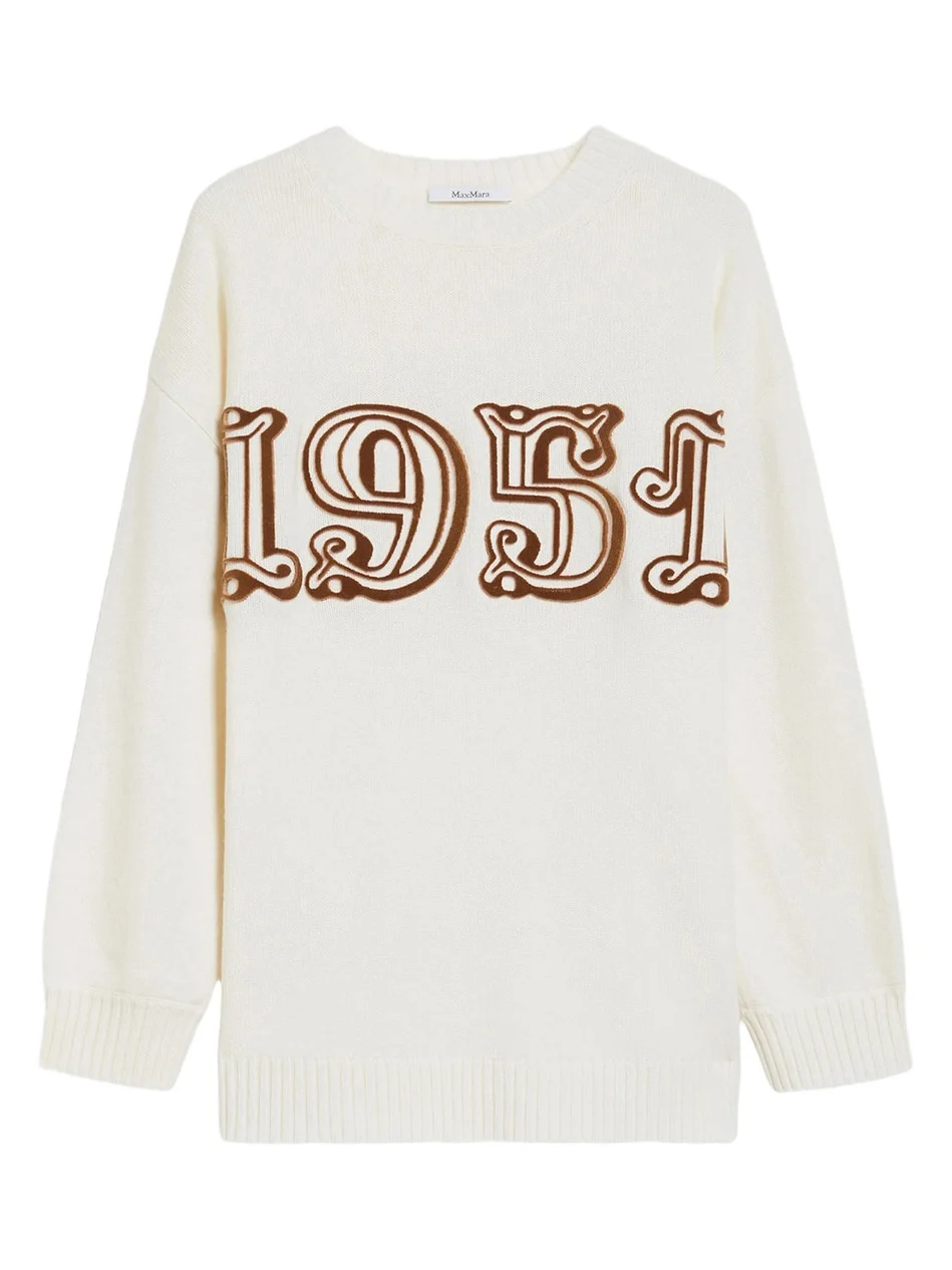 Women's Wool and Cashmere Jumper - White