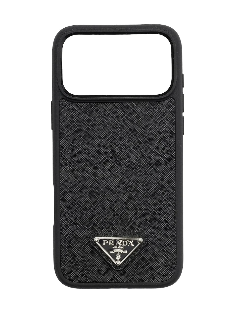 Prada Saffiano Leather Case for iPhone 17 Pro Max