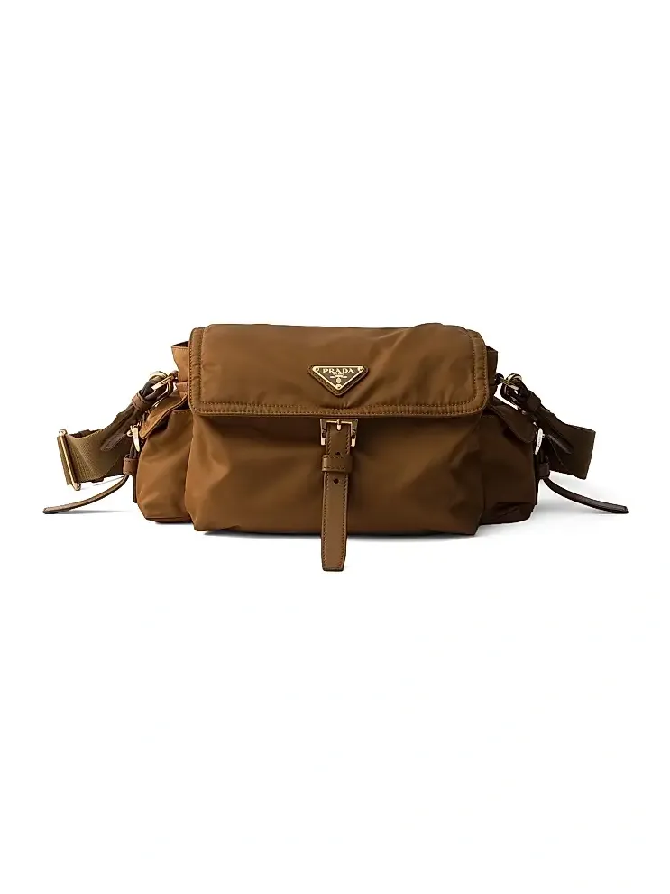 Women's Medium Explore Re-Nylon Shoulder Bag Women's Medium Explore Re-Nylon Shoulder Bag