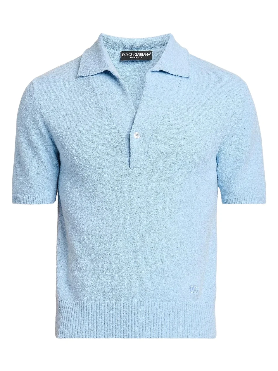 Men's Knit Short-Sleeve Polo Shirt Men's Knit Short-Sleeve Polo Shirt