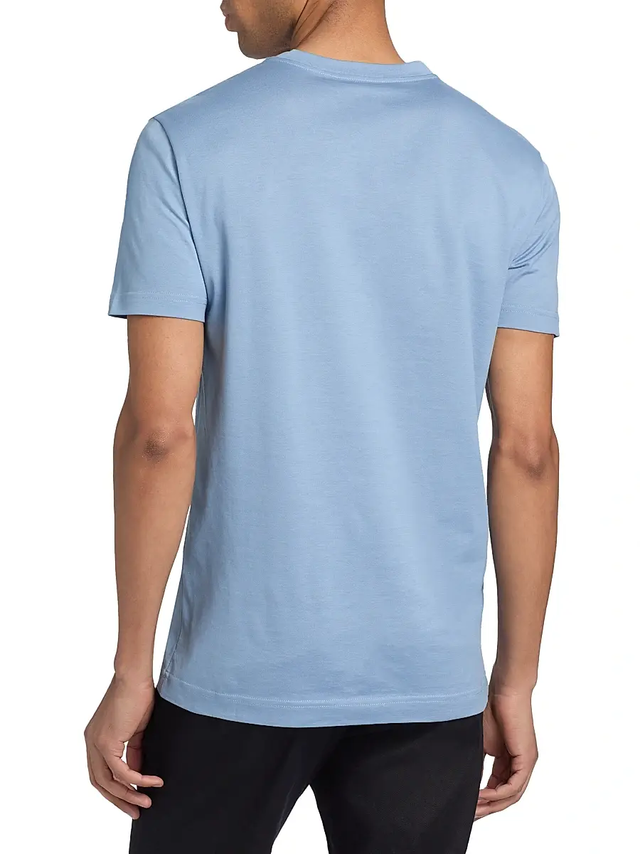 Dolce & Gabbana Men's Embroidered Logo Crewneck T-Shirt | Thumbnail 5 Dolce & Gabbana Men's Embroidered Logo Crewneck T-Shirt | Thumbnail 5