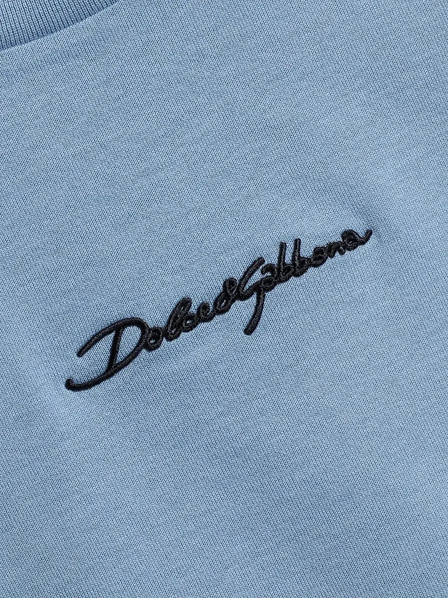 Dolce & Gabbana Men's Embroidered Logo Crewneck T-Shirt | Thumbnail 7 Dolce & Gabbana Men's Embroidered Logo Crewneck T-Shirt | Thumbnail 7