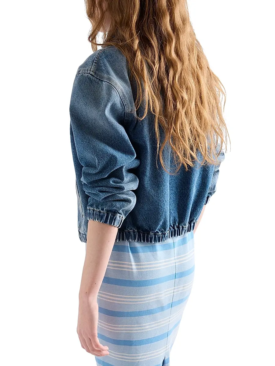 Prada Women's Denim Jacket | Thumbnail 3 Prada Women's Denim Jacket | Thumbnail 3
