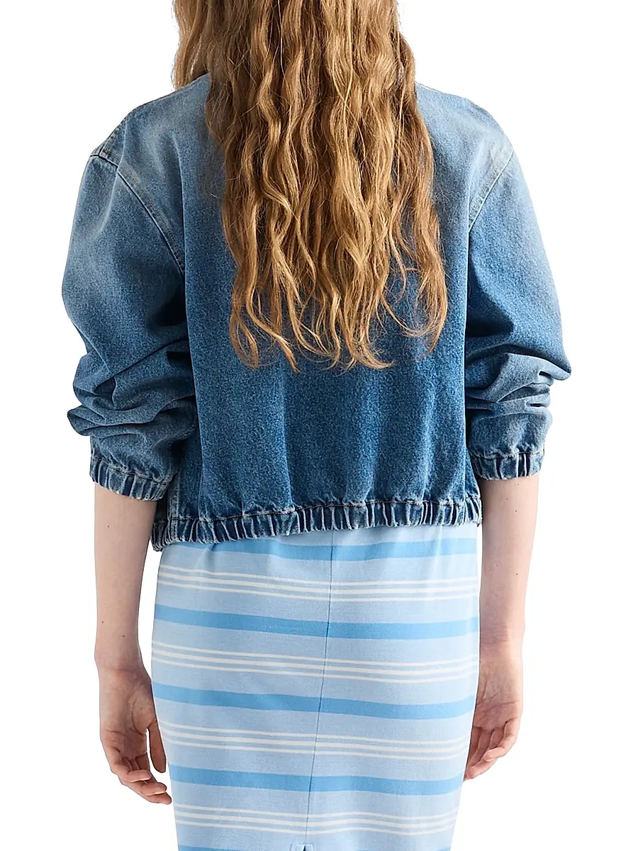 Prada Women's Denim Jacket | Thumbnail 4 Prada Women's Denim Jacket | Thumbnail 4