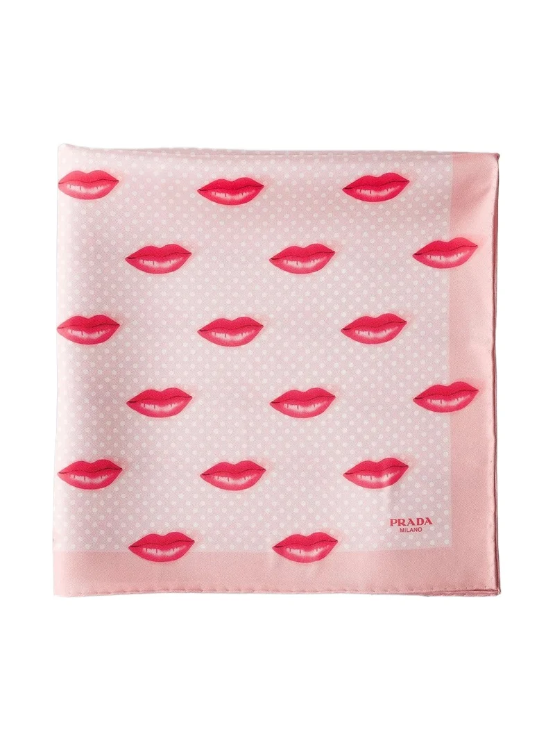 Prada Women's Printed Silk Twill Scarf